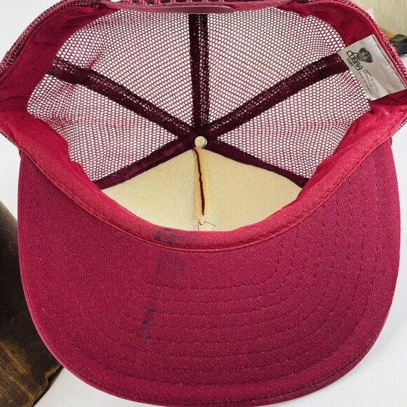 Sapp Bros Illini Truck Stop Peru IL Mesh Snapback Trucker Hat Cap VTG - Picture 9 of 10